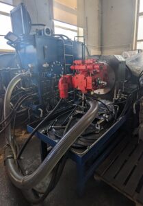 Испытания гидравлического насоса Рексрот